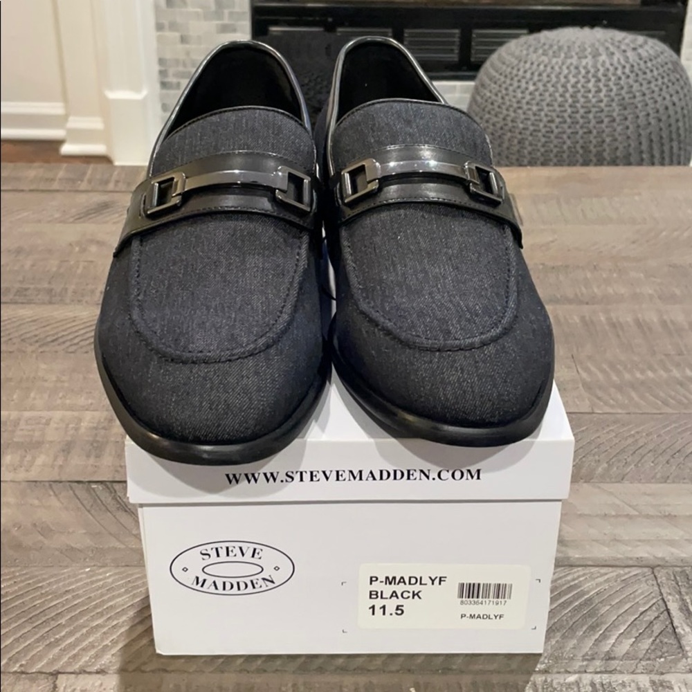 Steve Madden black dress shoes